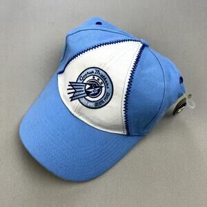 Vintage Goorin Bros Hat Fitted Blue Stretch Spark Plugz Logo Skater Hip Hop y2k